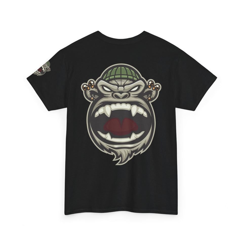 Gorilla Print Unisex Heavy Cotton Tee - Urban Streetwear