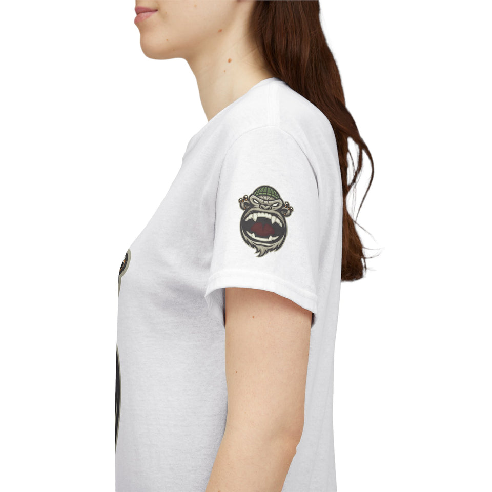 Unisex Heavy Cotton Tee - Fierce Gorilla Graphic T-Shirt