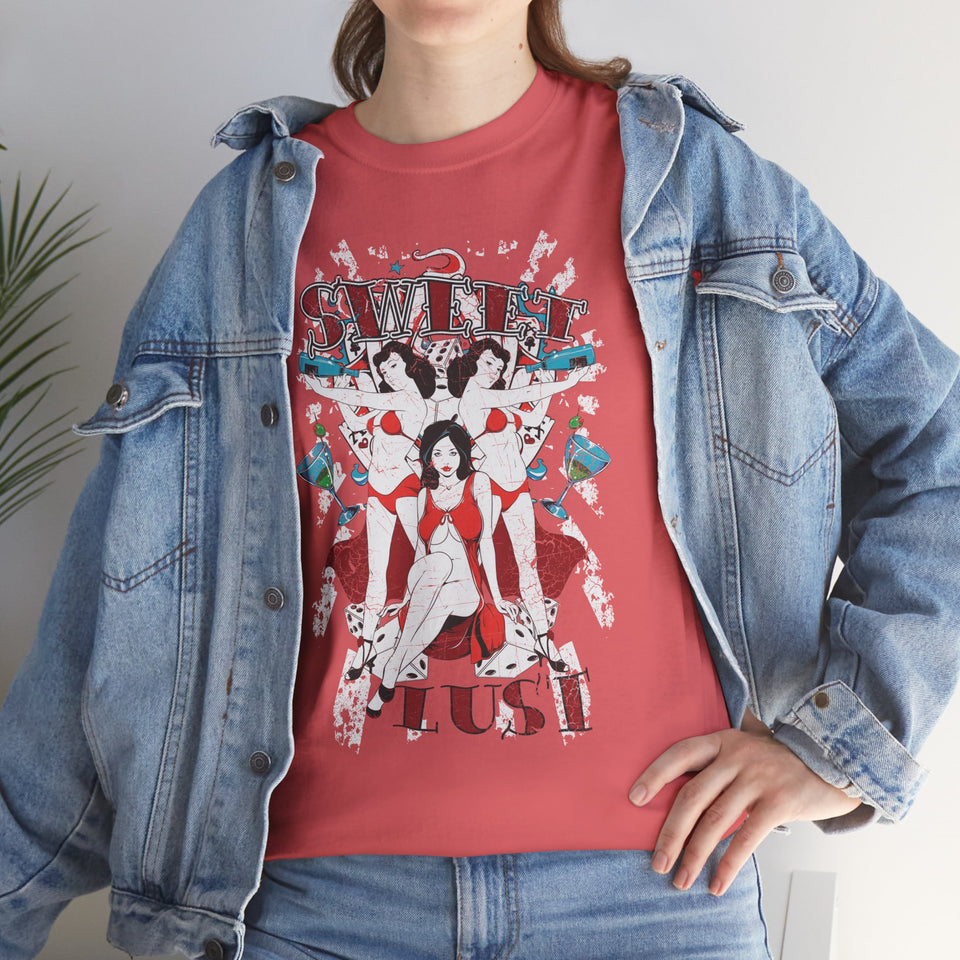 Vintage-Inspired Sweet Lust Unisex Heavy Cotton Tee