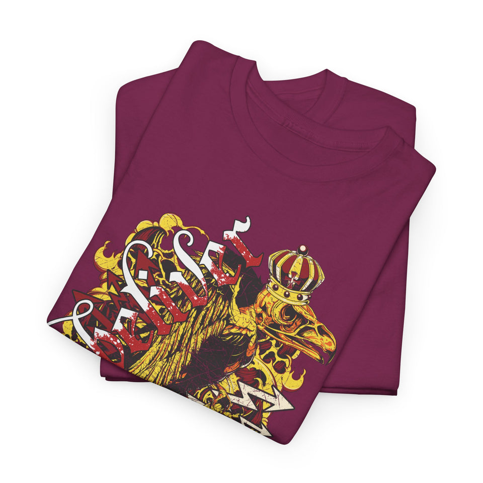 Unisex Heavy Cotton Tee - Vintage Art Graphic T-Shirt