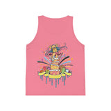 Colorful Celebration Kid's Jersey Tank Top with Fun Cake Design