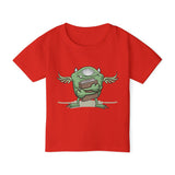 Fun Monster & Volleyball Toddler T-shirt - Playful Design for Little Adventurers