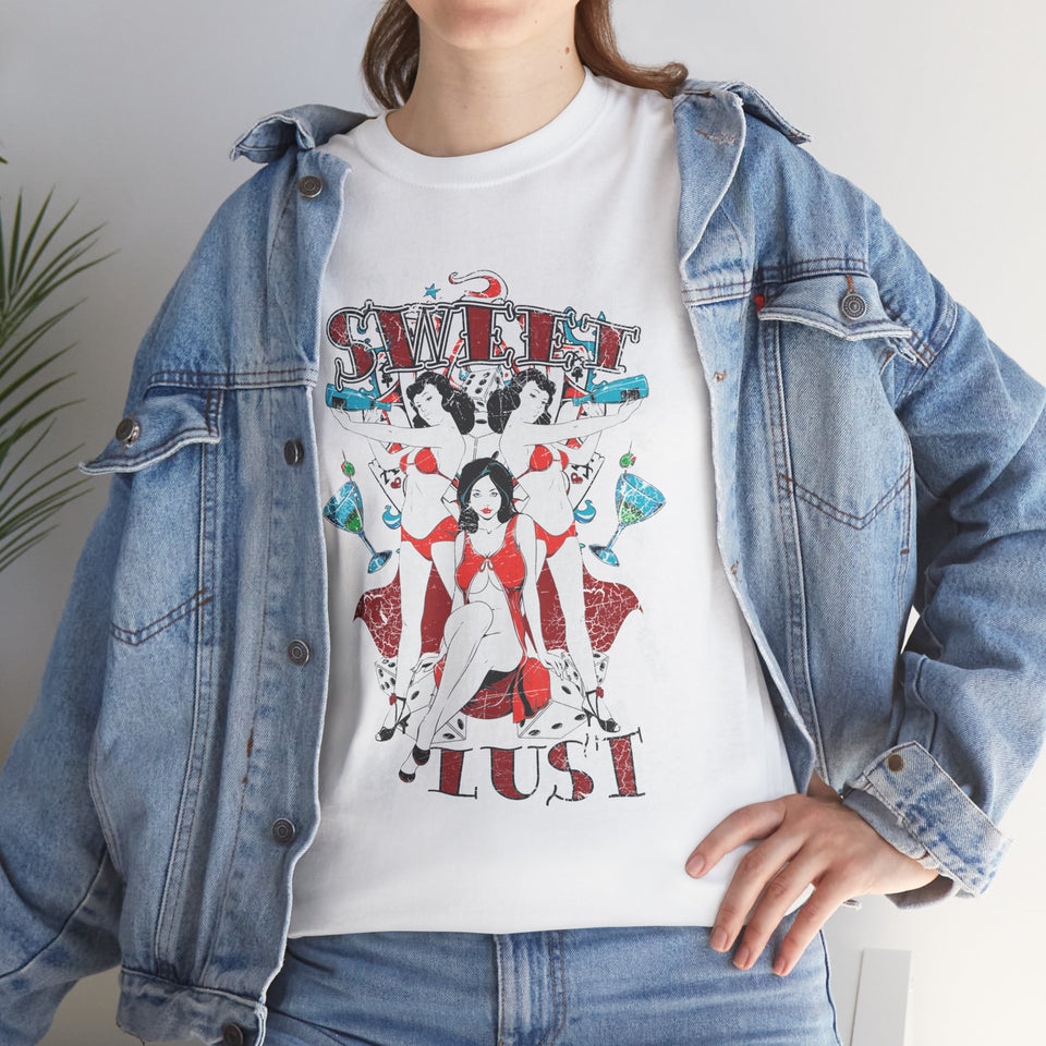 Vintage-Inspired Sweet Lust Unisex Heavy Cotton Tee