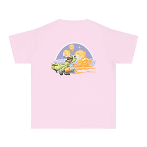 Youth Midweight Tee - Fun Dinosaur Graphic Tee for Kids