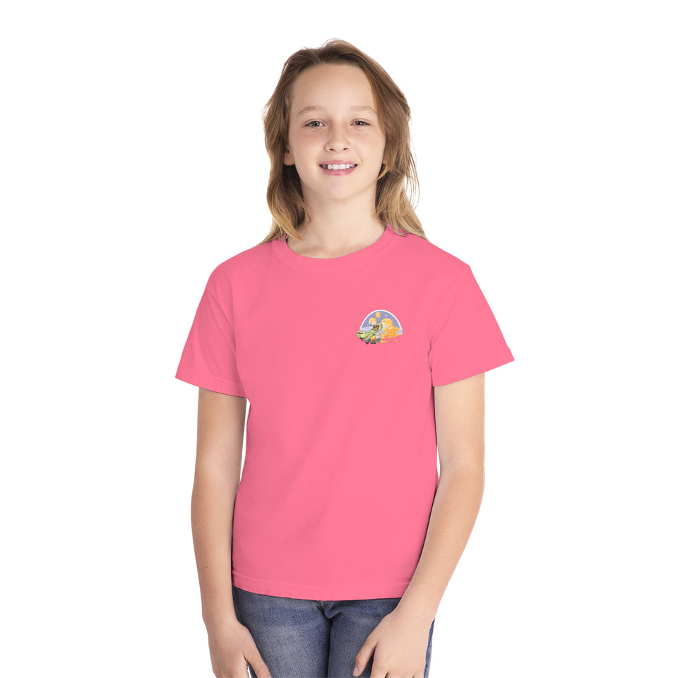Kids Fun Adventure Tee - Cute Airplane and Monster Design
