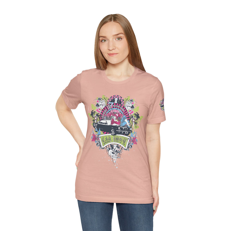 Retro Vibes Unisex Jersey Tee - Beach Cruiser Graphic