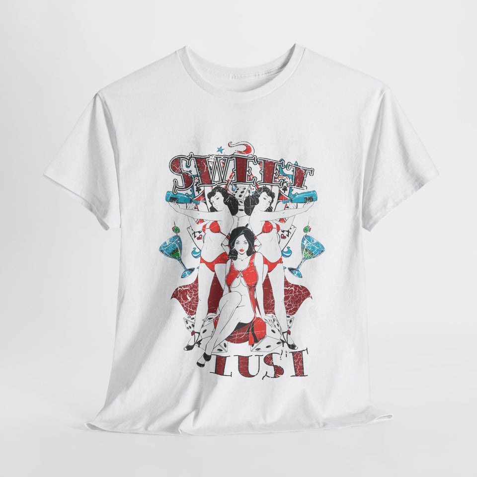 Vintage-Inspired Sweet Lust Unisex Heavy Cotton Tee