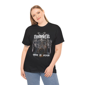 ThemalefiK - 'Against the nazarene' Unisex Heavy Cotton Tee Graphic Tee for Music Lovers