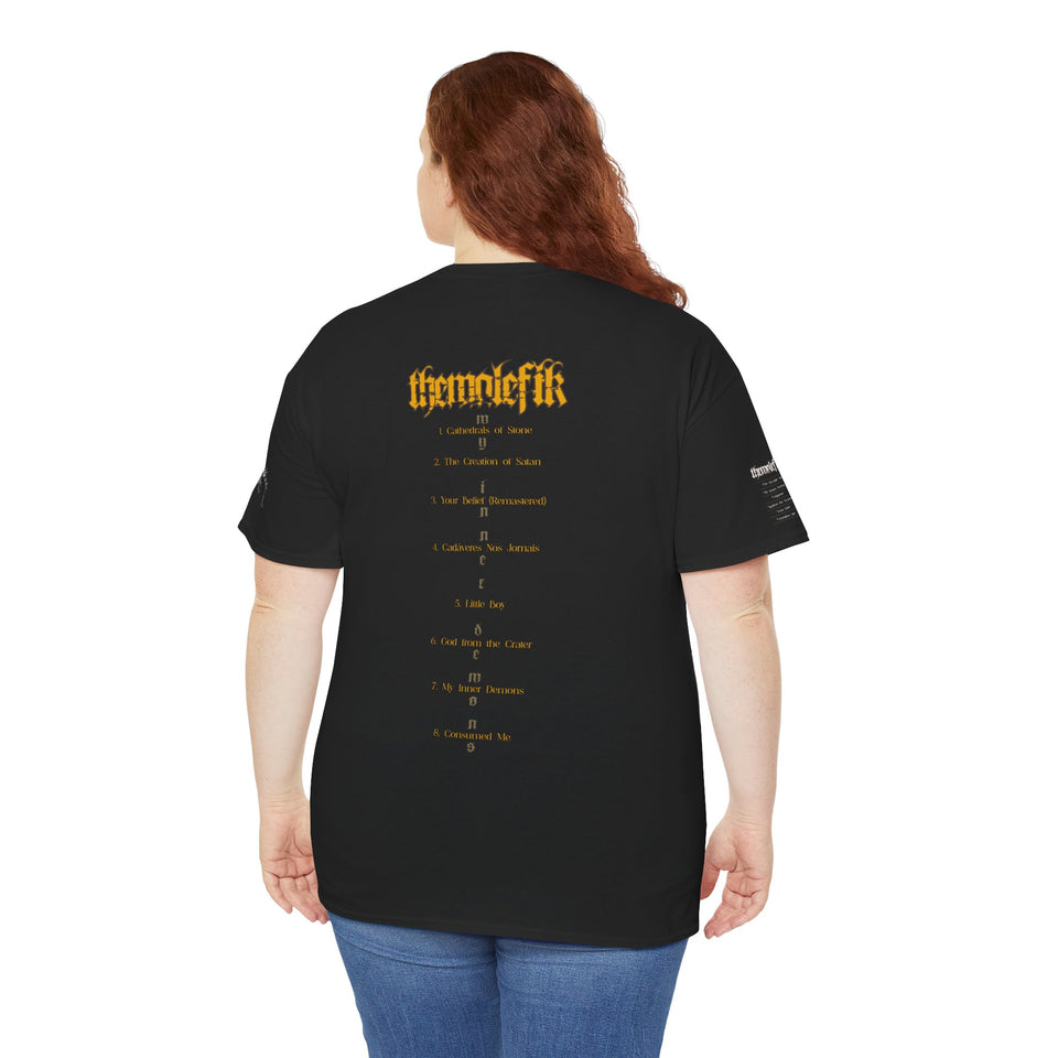 ThemalefiK - 'My Inner Demons' Gothic Unisex Heavy Cotton Tee  Design