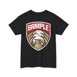 Unisex Heavy Cotton Tee - Eagle Baseball Graphic T-Shirt