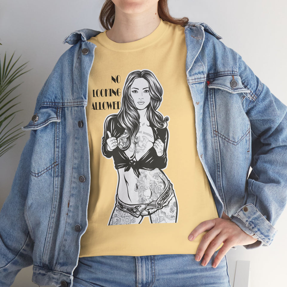 No Judging Allowed Unisex Heavy Cotton Tee