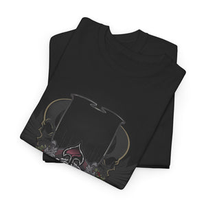 Edgy Skull Graphic Unisex Heavy Cotton Tee - Urban Streetwear Style