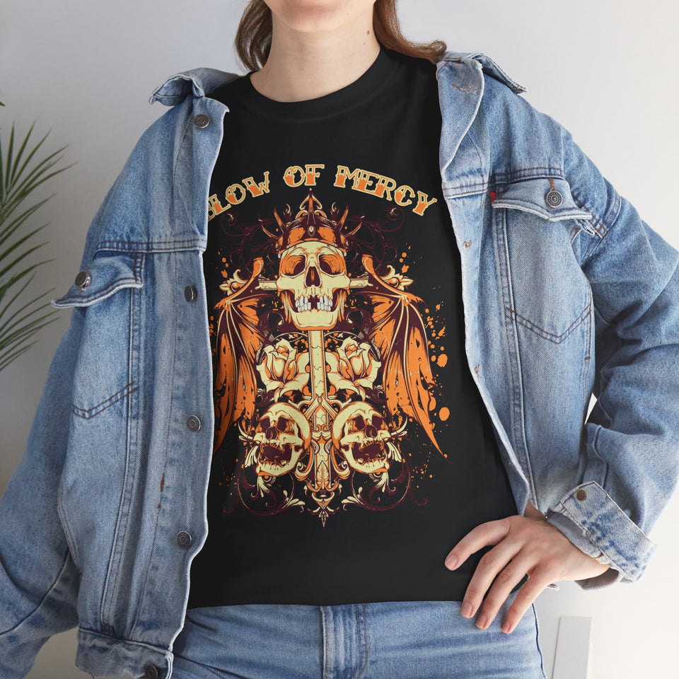 Skull Wings Graphic Tee - Blow of Mercy Design