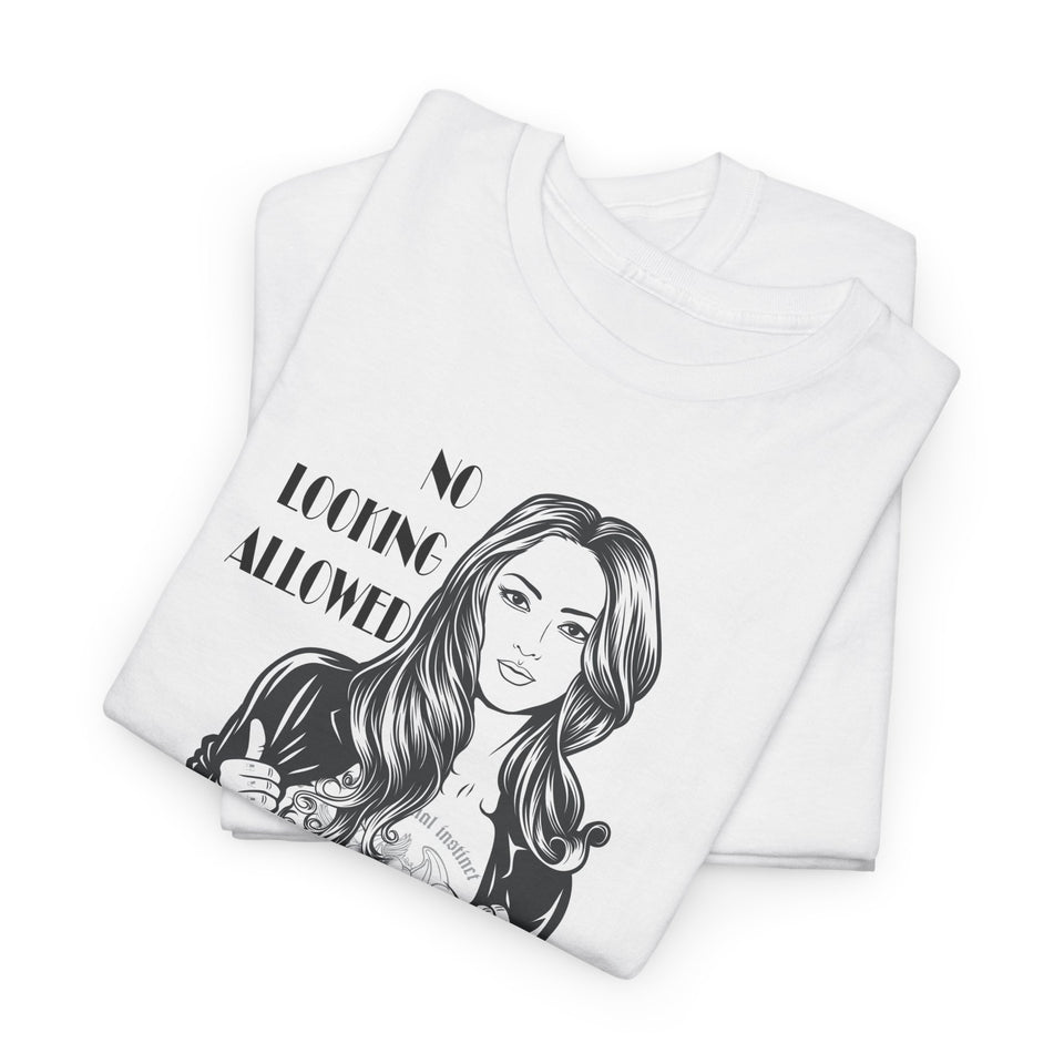 No Judging Allowed Unisex Heavy Cotton Tee