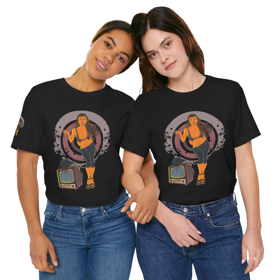 Retro Vibe Unisex Jersey Short Sleeve Tee - Stylish Graphic Tee for Casual Wear