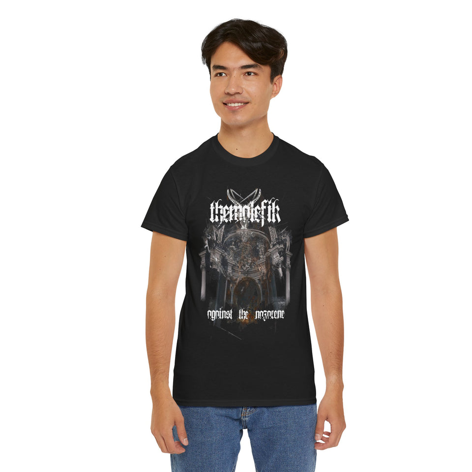 ThemalefiK - 'Against the nazarene' Unisex Heavy Cotton Tee Graphic Tee for Music Lovers