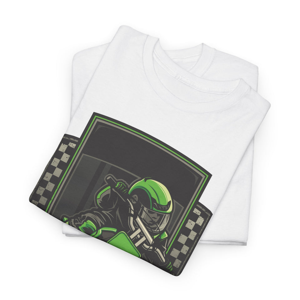 Racing Graphic Unisex Heavy Cotton Tee - Perfect for Motorsports Fans
