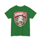 Unisex Heavy Cotton Tee - Eagle Baseball Graphic T-Shirt