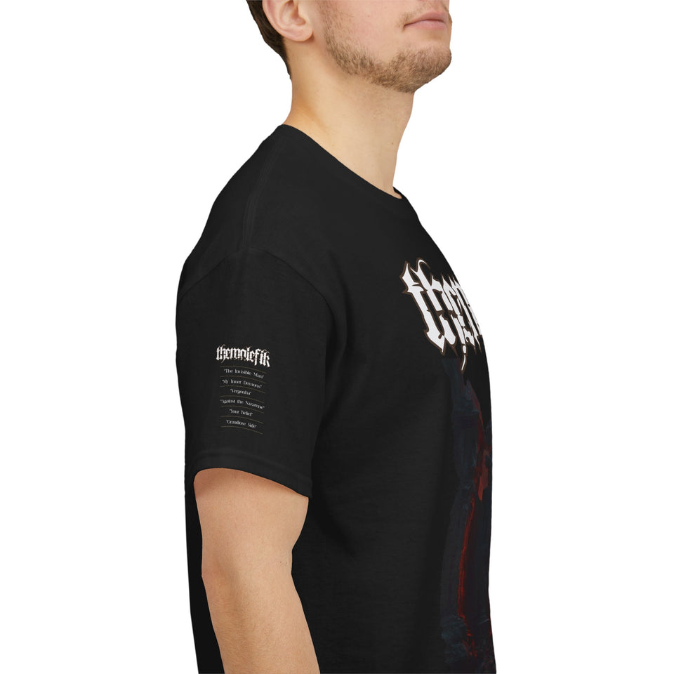ThemalefiK - 'My Inner Demons' Gothic Unisex Heavy Cotton Tee  Design