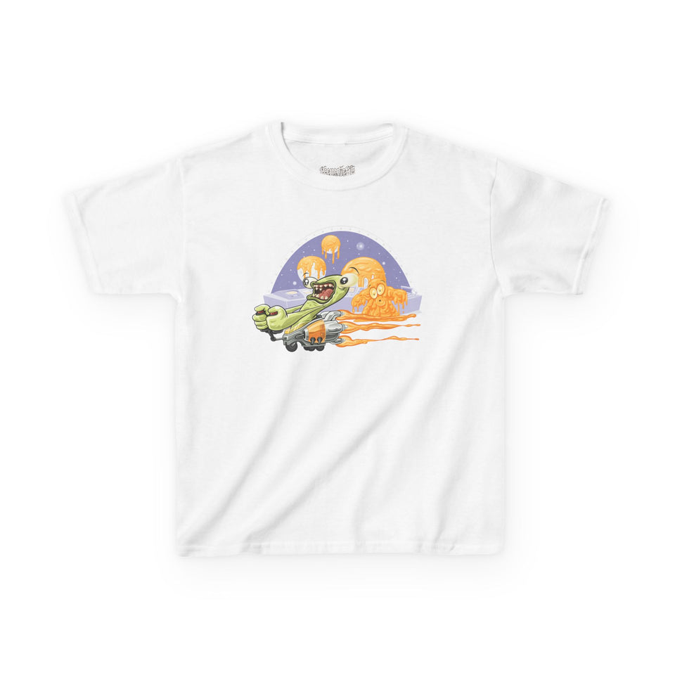 Kids Fun Adventure Tee - Cute Airplane and Monster Design