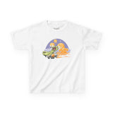 Kids Fun Adventure Tee - Cute Airplane and Monster Design