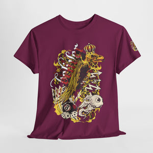 Unisex Heavy Cotton Tee - Vintage Art Graphic T-Shirt