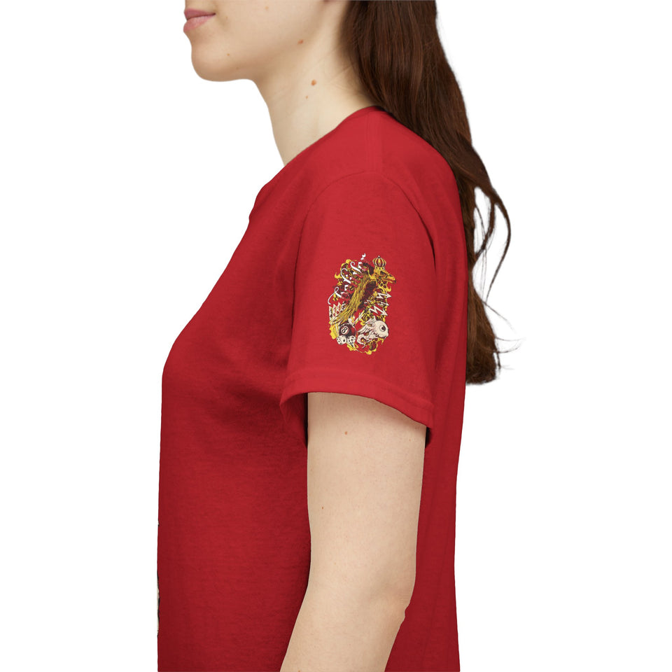 Unisex Heavy Cotton Tee - Vintage Art Graphic T-Shirt