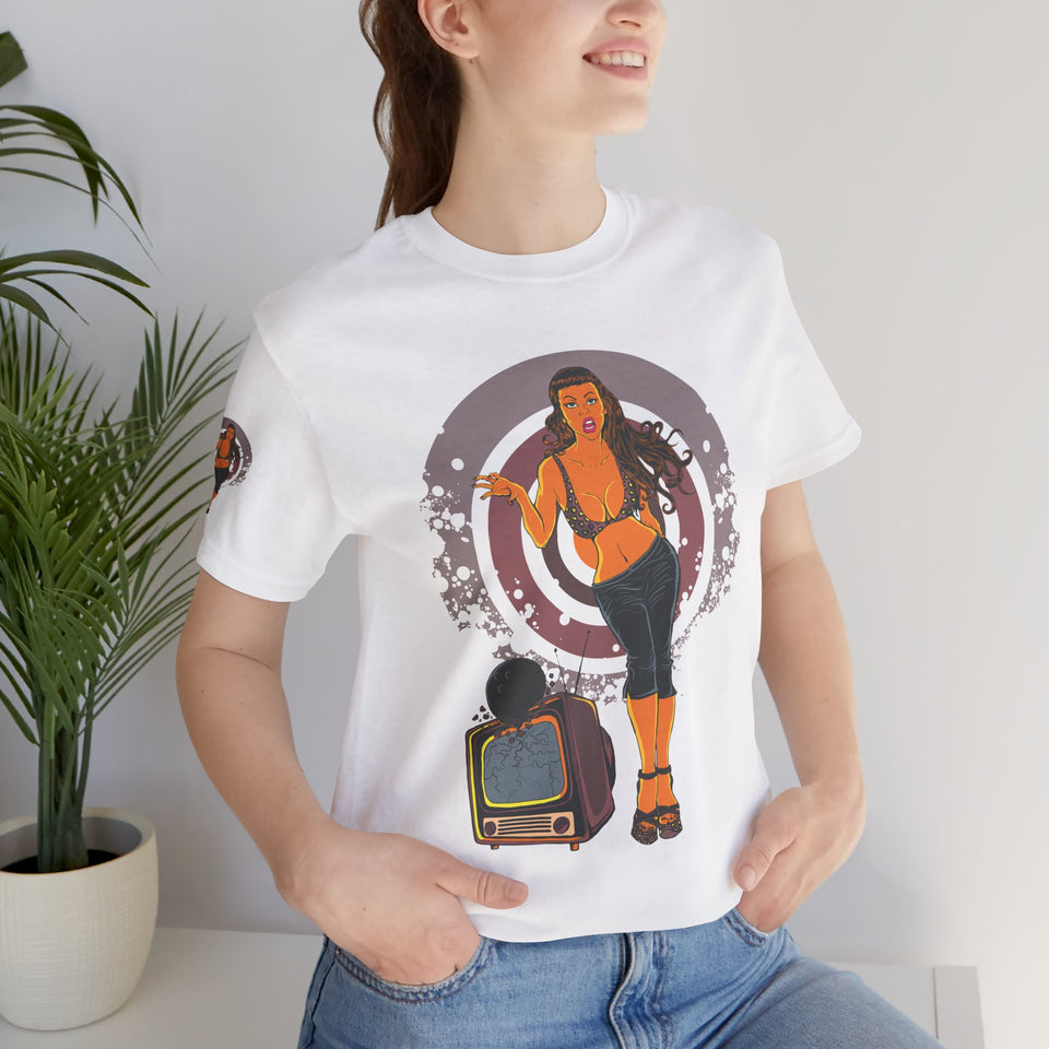 Retro Vibe Unisex Jersey Short Sleeve Tee - Stylish Graphic Tee for Casual Wear