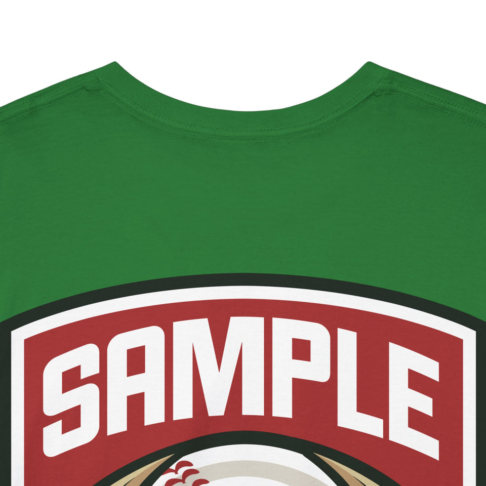 Unisex Heavy Cotton Tee - Eagle Baseball Graphic T-Shirt