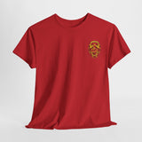 Bold Graphic Unisex Heavy Cotton Tee - Love & Roses Design