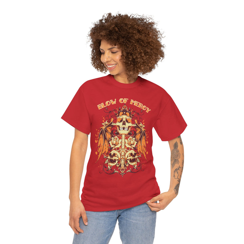Skull Wings Graphic Tee - Blow of Mercy Design