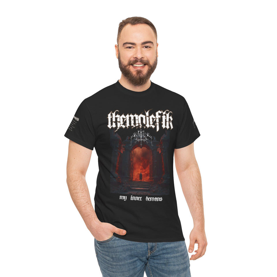 ThemalefiK - 'My Inner Demons' Gothic Unisex Heavy Cotton Tee  Design