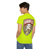 Unisex Heavy Cotton Tee - Eagle Baseball Graphic T-Shirt