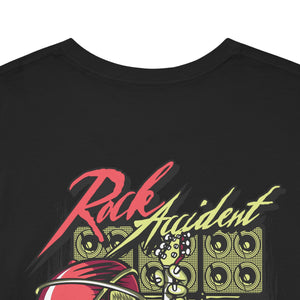Vibrant Urban Art Unisex Heavy Cotton Tee – Street Style Graphic T-Shirt with Speaker Design
