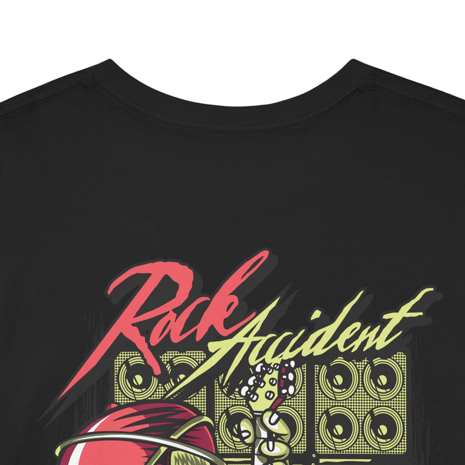 Vibrant Urban Art Unisex Heavy Cotton Tee – Street Style Graphic T-Shirt with Speaker Design
