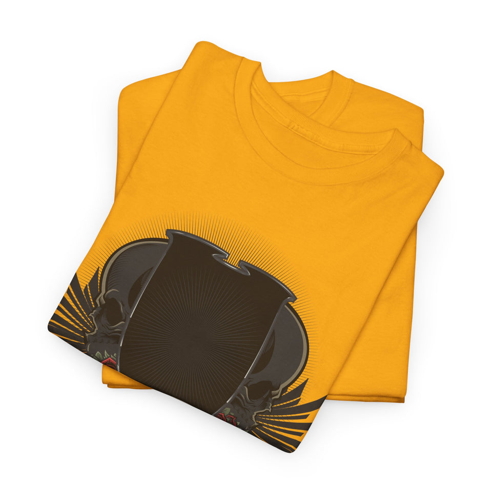 Vintage-Inspired Unisex Heavy Cotton Tee with Bold Graphic Design
