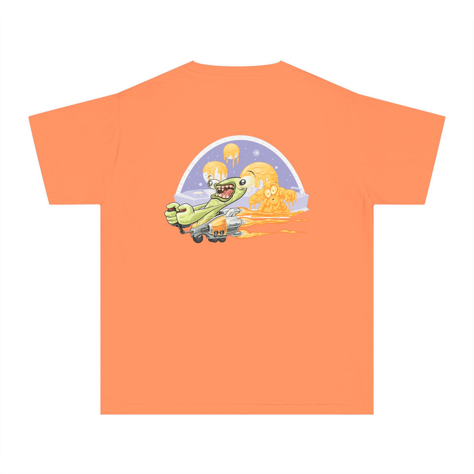 Youth Midweight Tee - Fun Dinosaur Graphic Tee for Kids