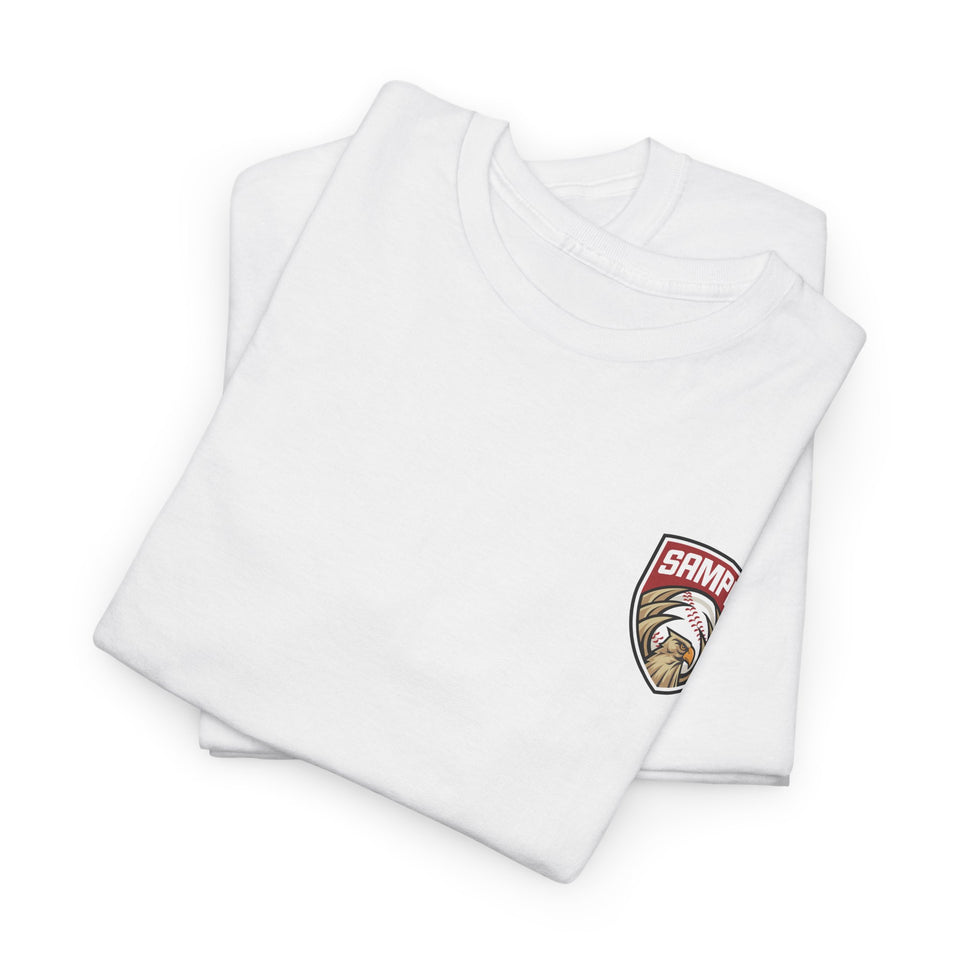 Unisex Heavy Cotton Tee - Eagle Baseball Graphic T-Shirt