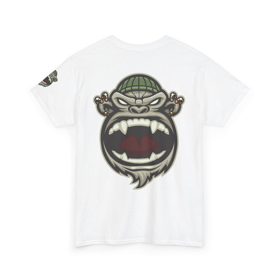 Gorilla Print Unisex Heavy Cotton Tee - Urban Streetwear