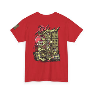 Vibrant Urban Art Unisex Heavy Cotton Tee – Street Style Graphic T-Shirt with Speaker Design