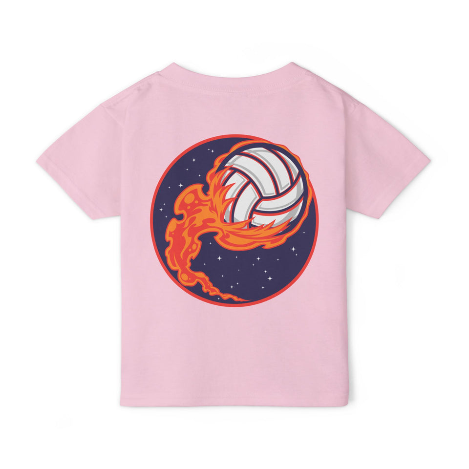Fun Monster & Volleyball Toddler T-shirt - Playful Design for Little Adventurers