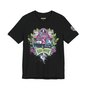 Retro Vibes Unisex Jersey Tee - Beach Cruiser Graphic