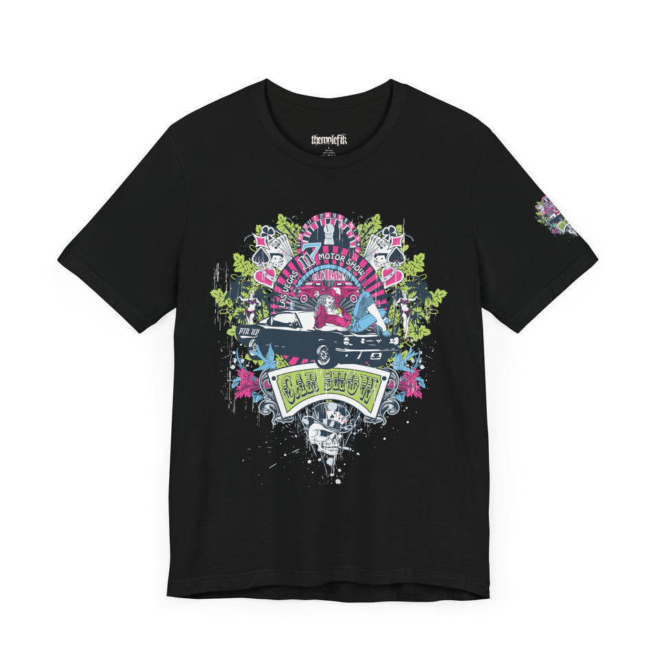 Retro Vibes Unisex Jersey Tee - Beach Cruiser Graphic
