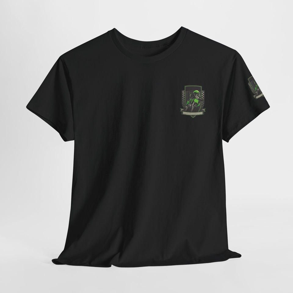 Cool Black Unisex Heavy Cotton Tee with Graphic Design