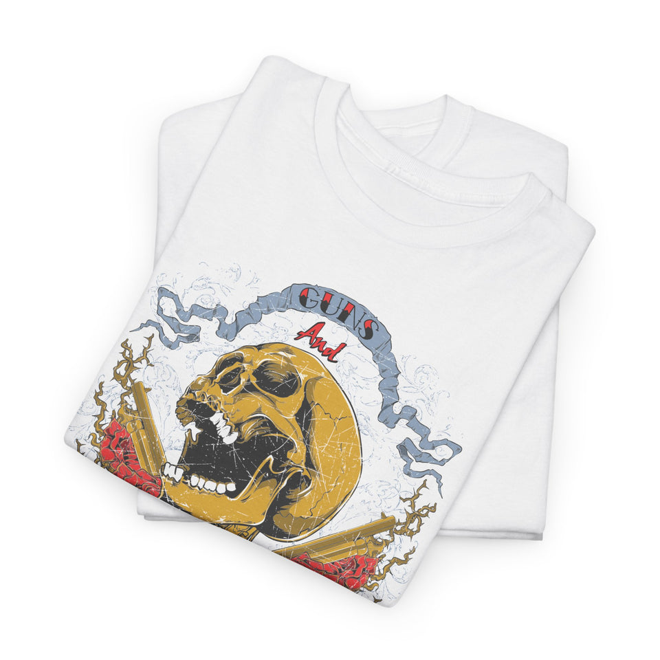Vintage Skull Graphic Unisex Heavy Cotton Tee