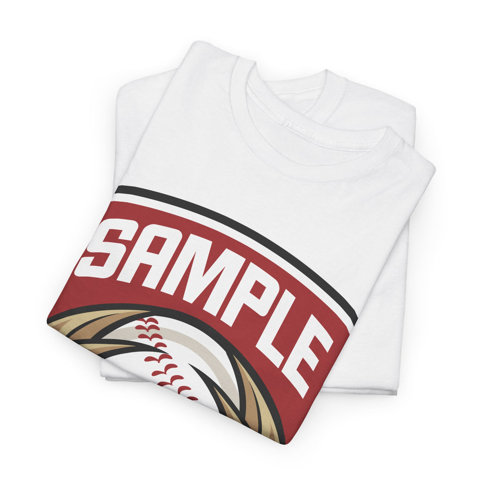 Unisex Heavy Cotton Tee - Eagle Baseball Graphic Design Shirt