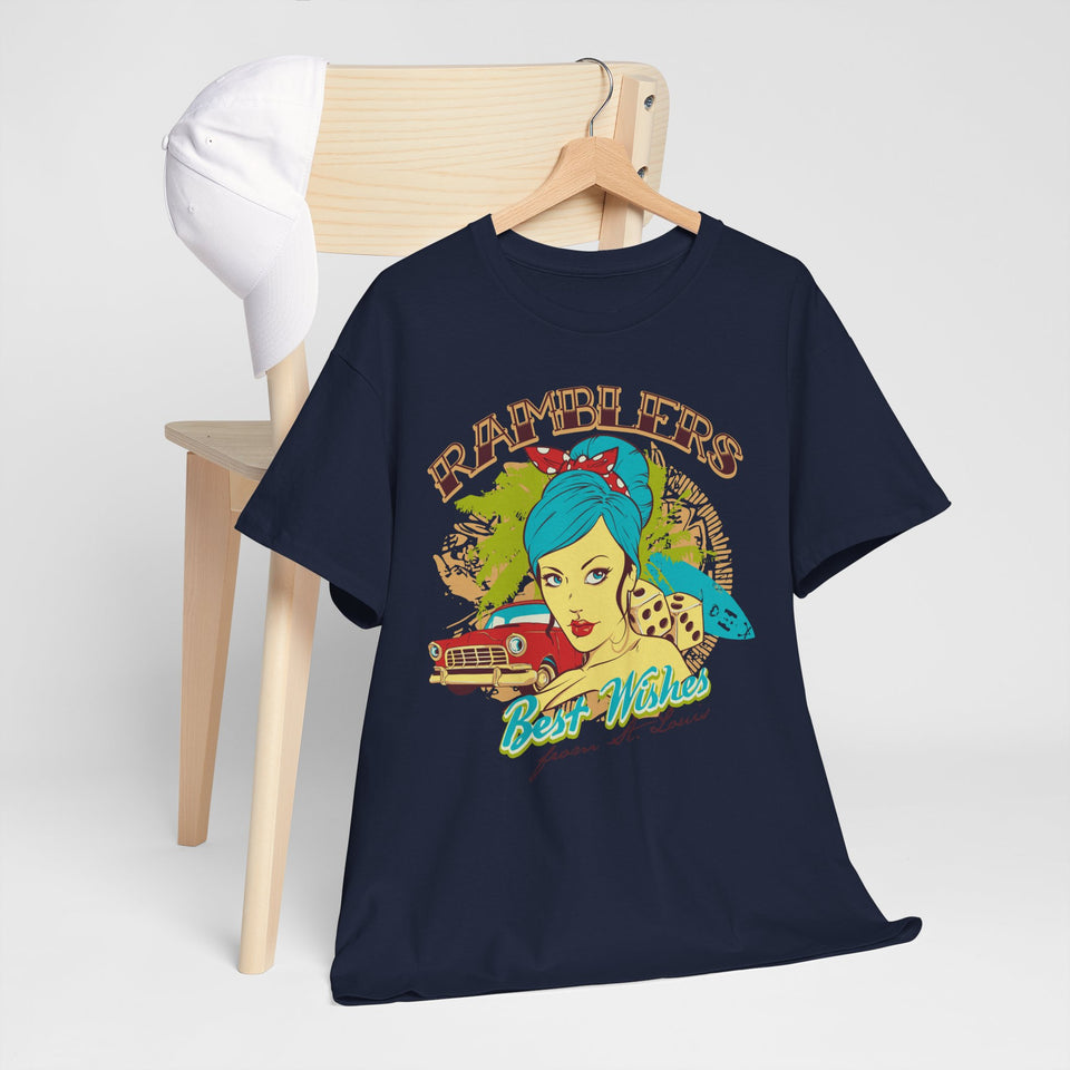 Vintage-Inspired Unisex Cotton Tee - "Best Wishes from St. Louis"