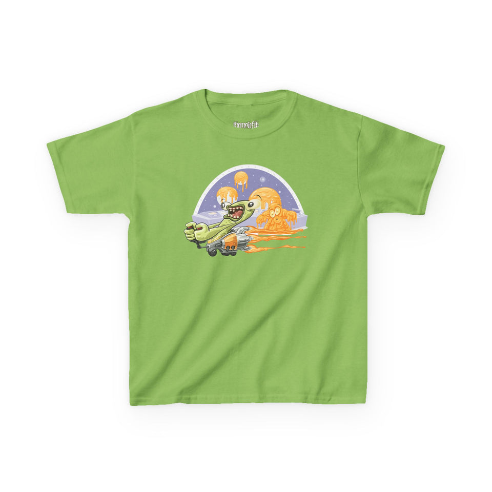 Kids Fun Adventure Tee - Cute Airplane and Monster Design