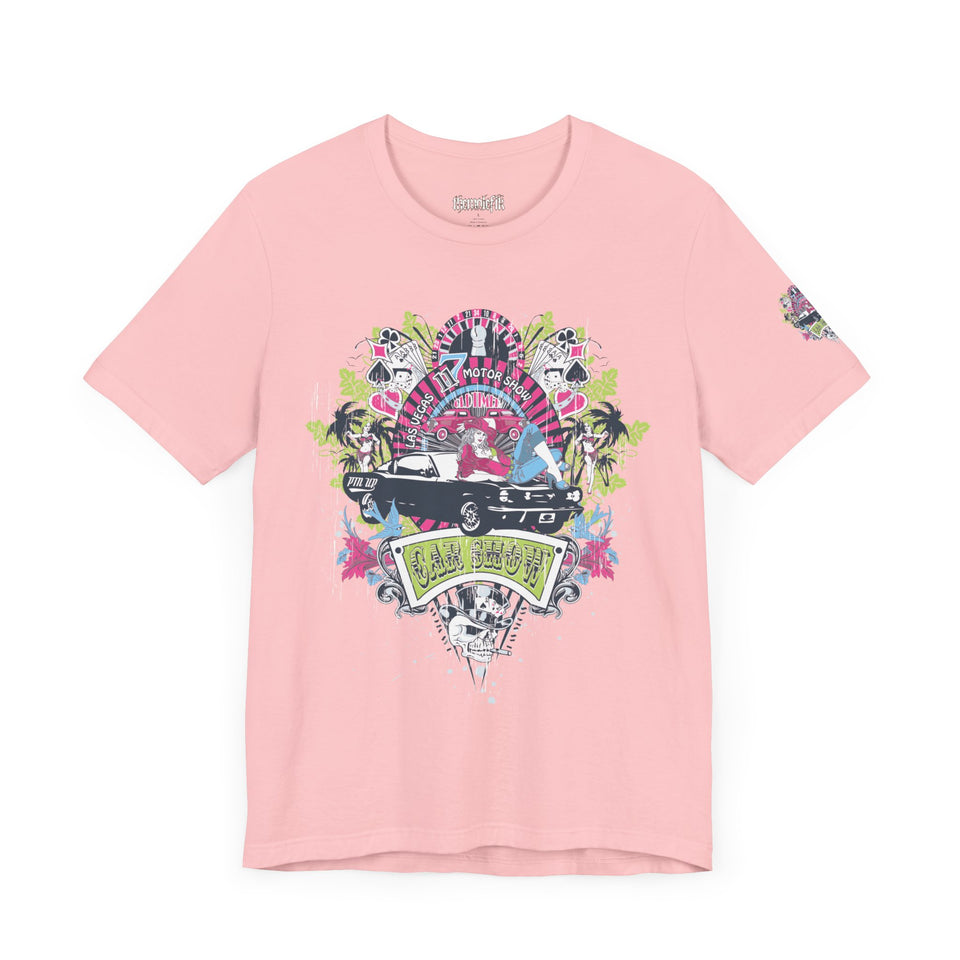 Retro Vibes Unisex Jersey Tee - Beach Cruiser Graphic
