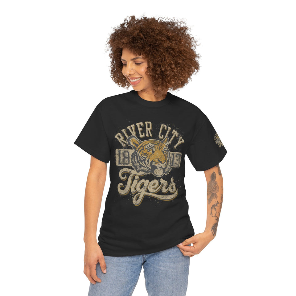 River City Tigers Graphic Tee - Vintage Style Unisex Cotton T-Shirt